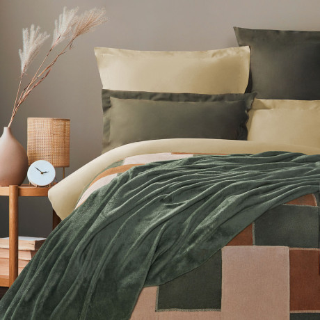 BY COLLECTION Пододеяльник 200х220см, 100% хлопок, песочный