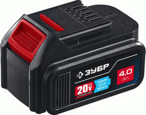 ЗУБР батарея аккумуляторная T7, 20В, 4.0Ач, Профессионал, ST7-20-4