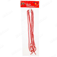 Цепь новогодняя Т178-3 1,8м Шарик d-0.6см красн х24/624