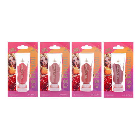 BY Русские Супергерои Заря Каваи Блеск для губ глянцевый, 4,5 мл, 4 тона