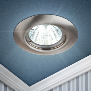 ЭРА ST3 SN св-к встр. 50W 12V MR16 штампованный, сатин никель