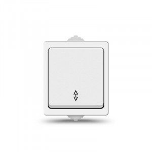 UNIVersal Аллегро выкл. ОУ 1 кл. бел. (пласт. осн., прох., п/герм., IP54) 5563484