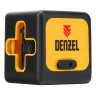 Лазерный уровень DQB-T, 30 м, зеленый луч, батарейки, штатив Denzel