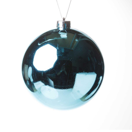 Шар Т176-5 1шт 15см (глянцевые)бирюзовый (48)