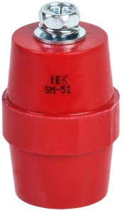 IEK изолятор SM51 (М8) силовой с болтом