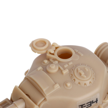 BY Русские Супергерои УВЗ Мини-конструктор Танк Т-34, 13,5*16,5*6,5 см., ABS