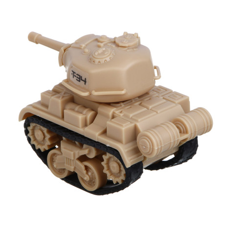 BY Русские Супергерои УВЗ Мини-конструктор Танк Т-34, 13,5*16,5*6,5 см., ABS