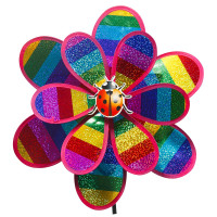 Ветряк D-40см радуга двойной NA1513 (120)