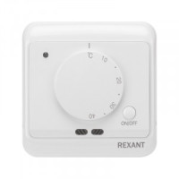 REXANT термостат (терморег.) мех. СУ 16А/3500Вт R72XT 2датч. вынос.3м/встр. (+5.+40°C) БЕЛЫЙ 51-0580