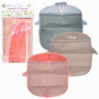 Органайзер на присосках 35*40см (кратность 3!!!) ПВХ/полиэстер VL90-147