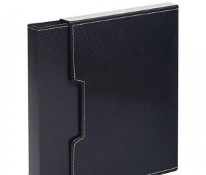 Папка на 80 файлов в коробе черный