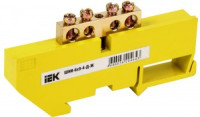 IEK шина PE "земля" на DIN-изол ШНИ-6х9-4-Д-Ж