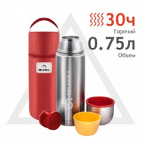 Термос Relaxika узк.горло 2 чашки, 0,75л в чехле R102.750.1P