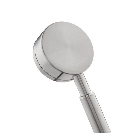 Лейка для душа водосберегающая, 1 режим, 80мм, микроточки, нержавеющая сталь 304, сатин