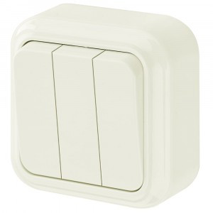 Bylectrica ПРАЛЕСКА выкл. ОУ 3 кл. 6А беж., (А056-137 беж.)