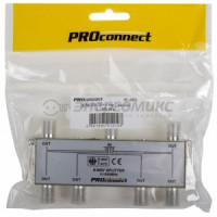 PROCONNECT splitter (делитель) на 6TV 5-1000 МГц (5!), 05-6024