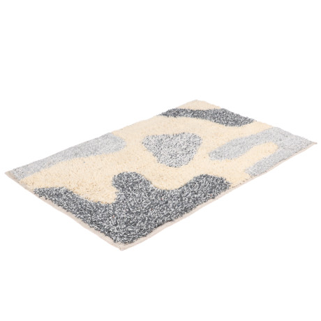 VETTA Коврик для ванной 40x60 см, хлопок, серый, 5581, (Индия)