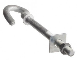 EKF крюк монтажный B20 2000кгс до 1кВ 20х240мм b-20