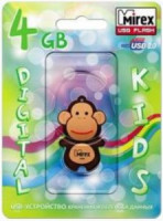 Флэш-диск USB 4Gb Mirex MONKEY BROWN (ecopack)
