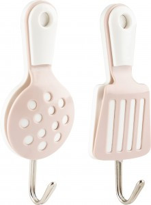 Крючки самоклеящиеся "Кухня" 2 шт/уп, пластик 105887 Рыжий Кот