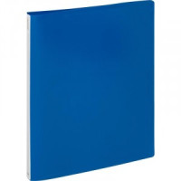 Папка с зажимом метал. Attache 20мм Label синий 926647