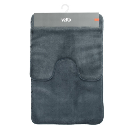 Набор ковриков для ванной комнаты тм VETTA Ленни, искусств.мех, полиэстер, 50x80см+50x50см, 2 цвета