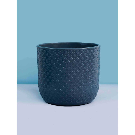Кашпо"Клевер" 3,2л со вст  Антрацит Авеню Пласт х6