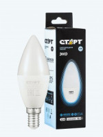 СТАРТ лампа св/д Свеча С37 E27 7W(560lm) 4000K 4K 100x37 матов пласт/металл холодный свет WS 17278