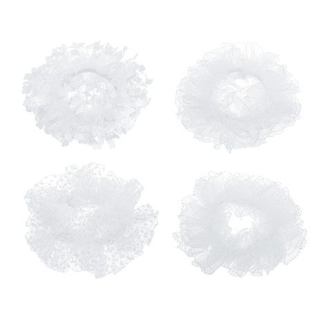 Резинка для волос детская ЮНИLOOK, 12см, полиэстер, 4 дизайна, ШБ23-08