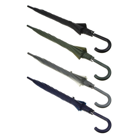 Зонт-трость, металл, пластик, ПВХ, d99см, 8 спиц, 4 цвета