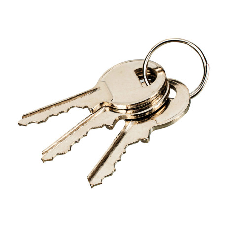 Замок навесной, 65 мм, удлиненная дужка Matrix