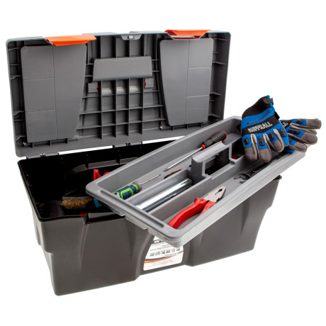 Ящик для инструмента 23", 590х300х300 мм, пластик Россия// Stels