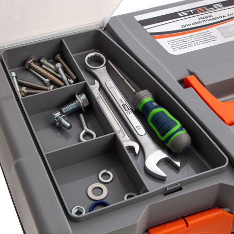 Ящик для инструмента 23", 590х300х300 мм, пластик Россия// Stels