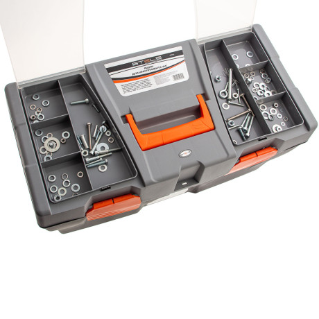 Ящик для инструмента 23", 590х300х300 мм, пластик Россия// Stels