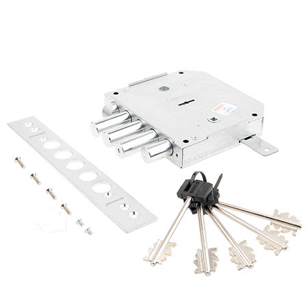 Замок врез BORDER ЗВ9-6ЛК.ТЗ/15 Левый (защел, задвиж, Тяги) Рязань \6