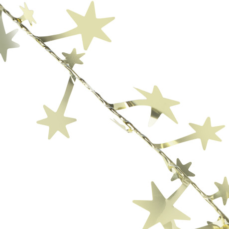 СНОУ БУМ Мишура на леске 270 см, ПЭТ, цвета в ассортименте золото, серебро, белый, 26-337