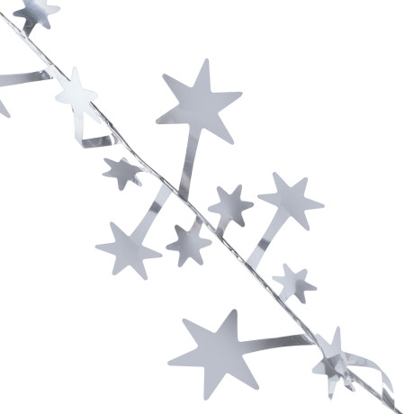 СНОУ БУМ Мишура на леске 270 см, ПЭТ, цвета в ассортименте золото, серебро, белый, 26-337