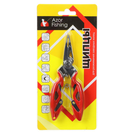 AZOR FISHING Щипцы для разжимания заводных колец, в блистере