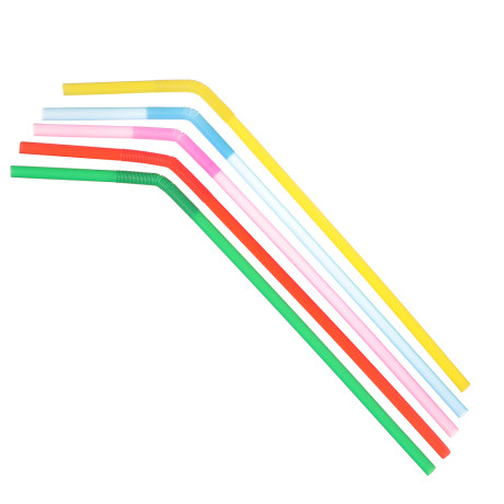 PATERRA Трубочки для напитков 20шт, "Фантазия", с длинным изгибом, 401-769