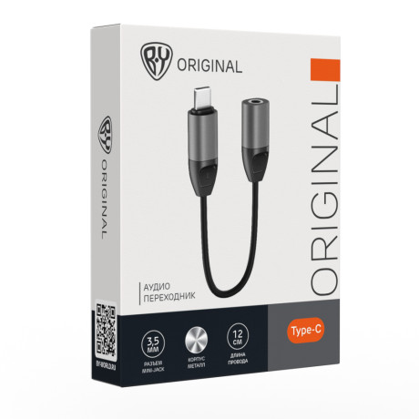 BY Аудио-переходник Type-C - mini Jack 3,5мм