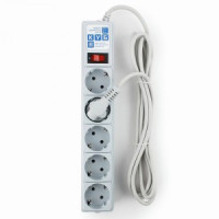 Power Cube (КУБ) Классик сет. удл.-фильтр ПВС 3х0.75 5роз. 3м 10А СЕРЫЙ (РФ) SPG-B-10