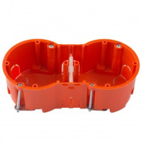 Bylectrica кор. уст. 2-х мест. для полых стен СУ 136х66х47,4мм, армлен, КЕ-504