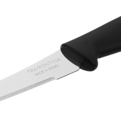 Tramontina Plenus Нож для томатов 12.7см, черная ручка, 23428/105