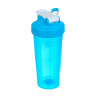 Шейкер спортивный тм BY SPORT, 600мл, 22х10см, РР, нерж.сталь, 2 цвета