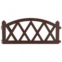 Забор декоративный &quot;MODERN&quot; шоколад (4 секции) 7272