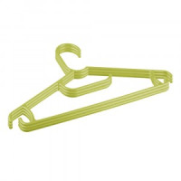 Комплект вешалок для детской одежды 3 шт 31,5 см салатовый Бытпласт