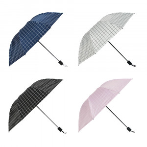 Зонт универсальный, механика, сплав, пластик, полиэстер, 55см, 8 спиц, 4 цвета