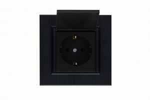 MAKEL Karea Line роз. СУ 1 мест. (земля) крышка ЧЕРНЫЙ STAR 86054029