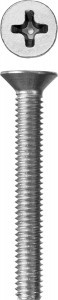 Винт ЗУБР "МАСТЕР" DIN 965, кл. прочности 4.8, оцинкованный, M4x30мм, 5кг