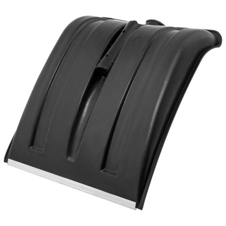 Лопата для уборки снега пластиковая, оцинкованная планка, 350х350 мм, без черенка, Сибртех